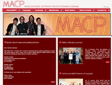 Tablet Screenshot of macp.com.my